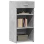 Engineered wood sideboard in concrete gray, 45x42.5x93 cm by , Sideboards - Ref: Foro24-846323, Price: 71,87 €, Discount: %