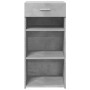 Engineered wood sideboard in concrete gray, 45x42.5x93 cm by , Sideboards - Ref: Foro24-846323, Price: 71,87 €, Discount: %