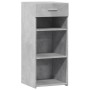 Engineered wood gray concrete sideboard 40x42.5x93 cm by , Sideboards - Ref: Foro24-846316, Price: 81,02 €, Discount: %