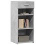 Engineered wood gray concrete sideboard 40x42.5x93 cm by , Sideboards - Ref: Foro24-846316, Price: 81,02 €, Discount: %