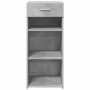 Aparador de madera de ingeniería gris hormigón 40x42,5x93 cm de , Aparadores - Ref: Foro24-846316, Precio: 70,87 €, Descuento: %