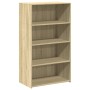 Aparador alto madera de ingeniería roble Sonoma 70x41x124 cm de , Aparadores - Ref: Foro24-846406, Precio: 90,28 €, Descuento: %