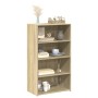 Aparador alto madera de ingeniería roble Sonoma 70x41x124 cm de , Aparadores - Ref: Foro24-846406, Precio: 90,28 €, Descuento: %