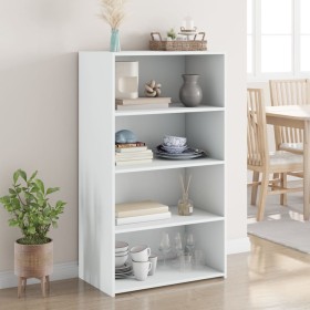 Tall white engineered wood sideboard 70x41x124 cm by , Sideboards - Ref: Foro24-846404, Price: 106,23 €, Discount: %