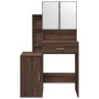 Dresser with brown oak furniture 80x35x132 cm by , Bedroom Dressers - Ref: Foro24-848240, Price: 130,99 €, Discount: %