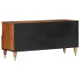 Mueble de TV madera maciza de mango 100x33x46 cm de , Almacenamiento para CD y DVD - Ref: Foro24-358302, Precio: 124,15 €, De...