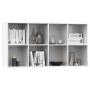 Shelving unit/Sideboard in glossy white plywood 66x30x130 cm by vidaXL, Bookcases and shelves - Ref: Foro24-800159, Price: 88...