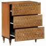 Solid mango wood auxiliary cabinet 60x33x75 cm by , Lockers and storage cabinets - Ref: Foro24-358287, Price: 154,89 €, Disco...