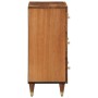 Solid mango wood auxiliary cabinet 60x33x75 cm by , Lockers and storage cabinets - Ref: Foro24-358287, Price: 154,89 €, Disco...