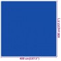 Blue HDPE tent mat 400x400 cm by vidaXL, Tent Accessories - Ref: Foro24-310731, Price: 45,93 €, Discount: %