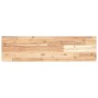 Solid untreated acacia wood floating shelf 80x20x2 cm by , Shelves and shelves - Ref: Foro24-3279343, Price: 24,19 €, Discoun...