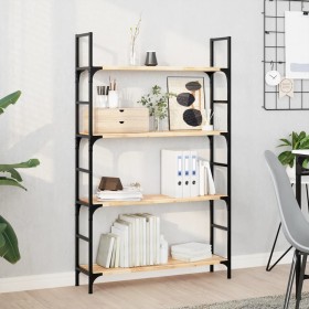 Floating shelves 2 units untreated acacia wood 100x20x2 cm by , Shelves and shelves - Ref: Foro24-3279348, Price: 48,80 €, Di...