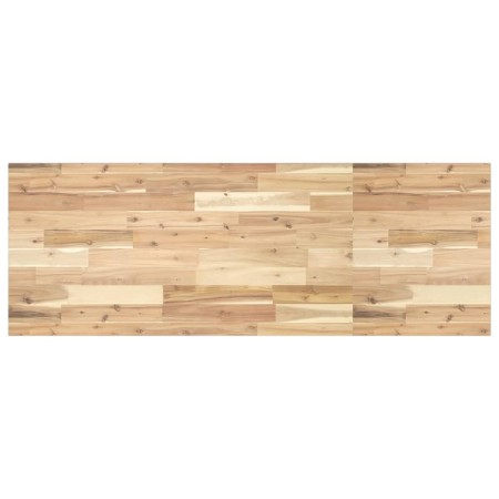 Encimera tocador de baño madera acacia sin tratar 140x50x2 cm de , Tocadores de baño - Ref: Foro24-3279665, Precio: 78,01 €, ...