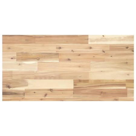 Encimera tocador de baño madera acacia sin tratar 100x40x4 cm de , Tocadores de baño - Ref: Foro24-3279673, Precio: 79,05 €, ...