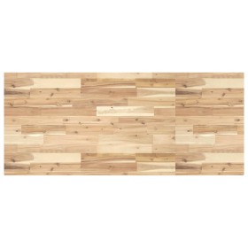 Encimera tocador baño madera acacia sin tratar 140x60x4 cm de , Tocadores de baño - Ref: Foro24-3279686, Precio: 152,99 €, De...