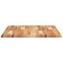 Solid untreated acacia wood desktop board 100x80x2 cm by , Desk accessories and products - Ref: Foro24-3279760, Price: 102,84...