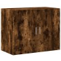 Aparador alto madera de ingeniería roble ahumado 80x42,5x249 cm de , Aparadores - Ref: Foro24-3281361, Precio: 253,05 €, Desc...