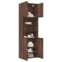 Aparador alto madera de ingeniería marrón roble 80x42,5x249 cm de , Aparadores - Ref: Foro24-3281363, Precio: 261,19 €, Descu...