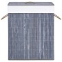 Bamboo laundry basket, one section, gray, 83 liters. by vidaXL, Laundry baskets - Ref: Foro24-320756, Price: 35,79 €, Discoun...