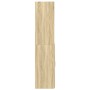 Aparador de madera de ingeniería roble Sonoma 80x42,5x185 cm de , Aparadores - Ref: Foro24-3281380, Precio: 180,99 €, Descuen...