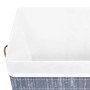 Bamboo laundry basket, one section, gray, 83 liters. by vidaXL, Laundry baskets - Ref: Foro24-320756, Price: 35,79 €, Discoun...