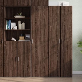 Engineered wood brown oak sideboard 45x42.5x185 cm by , Sideboards - Ref: Foro24-3281412, Price: 155,99 €, Discount: %