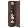 Aparador de madera de ingeniería marrón roble 45x42,5x185 cm de , Aparadores - Ref: Foro24-3281412, Precio: 154,71 €, Descuen...