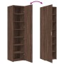 Aparador de madera de ingeniería marrón roble 45x42,5x185 cm de , Aparadores - Ref: Foro24-3281412, Precio: 154,71 €, Descuen...