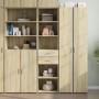 Aparador de madera de ingeniería roble Sonoma 45x42,5x185 cm de , Aparadores - Ref: Foro24-3281450, Precio: 128,97 €, Descuen...