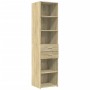 Aparador de madera de ingeniería roble Sonoma 45x42,5x185 cm de , Aparadores - Ref: Foro24-3281450, Precio: 129,99 €, Descuen...