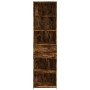 Smoked oak engineered wood sideboard 50x42.5x185 cm by , Sideboards - Ref: Foro24-3281459, Price: 136,52 €, Discount: %