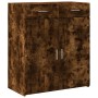 Rauchiger Eichenfurnier-Holzschrank 80x42,5x93 cm von , Sideboards - Ref: Foro24-3281473, Preis: 140,54 €, Rabatt: %