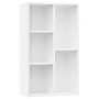 Estantería/Aparador madera contrachapada blanco 50x25x80 cm de vidaXL, Librerías y estanterías - Ref: Foro24-800162, Precio: ...