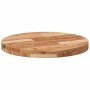 Solid acacia wood round table top Ø50x4 cm by , Table tops - Ref: Foro24-4008701, Price: 54,99 €, Discount: %