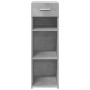 Aparador de madera de ingeniería gris hormigón 30x42,5x93 cm de , Aparadores - Ref: Foro24-846309, Precio: 63,22 €, Descuento: %