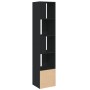 Engineered wood black shelf 40x36x189 cm by , Bookcases and shelves - Ref: Foro24-848242, Price: 88,94 €, Discount: %