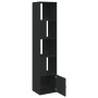 Engineered wood black shelf 40x36x189 cm by , Bookcases and shelves - Ref: Foro24-848242, Price: 88,94 €, Discount: %