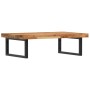 Wall-mounted sink shelf made of steel and solid acacia wood by , bathroom vanities - Ref: Foro24-3302853, Price: 109,71 €, Di...