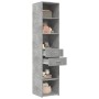 Aparador de madera de ingeniería gris hormigón 40x42,5x185 cm de , Aparadores - Ref: Foro24-3281444, Precio: 128,74 €, Descue...