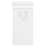 Cesta para la ropa sucia de bambú de una sección blanca de vidaXL, Cestas para ropa - Ref: Foro24-320751, Precio: 45,99 €, De...