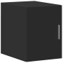 Engineered wood black wall cabinet 30x42.5x40 cm by , Sideboards - Ref: Foro24-846090, Price: 41,10 €, Discount: %