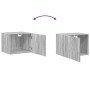 Armario de pared madera de ingeniería gris Sonoma 50x42,5x40 cm de , Aparadores - Ref: Foro24-846115, Precio: 49,62 €, Descue...