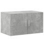 Engineered wood gray concrete wall cabinet 70x42.5x40 cm by , Sideboards - Ref: Foro24-846120, Price: 55,14 €, Discount: %