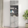 Engineered wood gray concrete wall cabinet 70x42.5x40 cm by , Sideboards - Ref: Foro24-846120, Price: 55,14 €, Discount: %