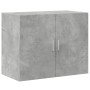 Engineered wood gray concrete wall cabinet 80x42.5x64 cm by , Sideboards - Ref: Foro24-846134, Price: 78,13 €, Discount: %