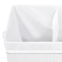 Bamboo laundry basket 2 sections white 100 l by vidaXL, Laundry baskets - Ref: Foro24-320744, Price: 42,01 €, Discount: %