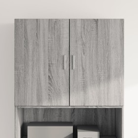 Engineered wood Sonoma gray wall cabinet 80x42.5x64 cm by , Sideboards - Ref: Foro24-846136, Price: 79,99 €, Discount: %