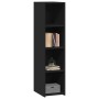 Tall black engineered wood sideboard 30x41x124 cm by , Sideboards - Ref: Foro24-846377, Price: 68,78 €, Discount: %