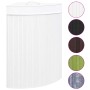 Corner bamboo white laundry basket 60 L by vidaXL, Laundry baskets - Ref: Foro24-320763, Price: 51,78 €, Discount: %