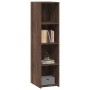 Aparador alto madera de ingeniería marrón roble 30x41x124 cm de , Aparadores - Ref: Foro24-846382, Precio: 78,01 €, Descuento: %